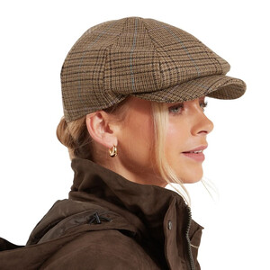 Schoffel Schoffel Ladies Newsboy Tweed Cap in Teviot Tweed