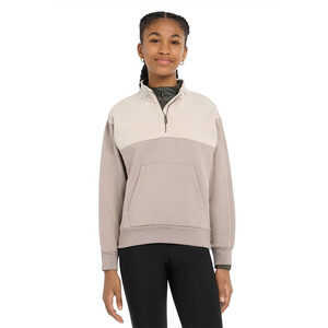 LeMieux LeMieux Young Rider Kate Quarter Zip Sweat in Ash/Stone