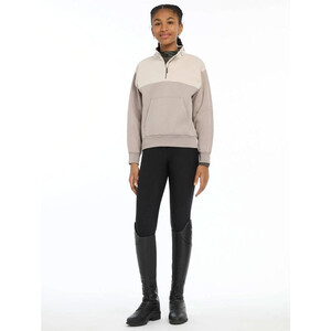 LeMieux LeMieux Young Rider Kate Quarter Zip Sweat in Ash/Stone