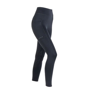 Shires Shires Aubrion Shield Winter Riding Tights in Charcoal