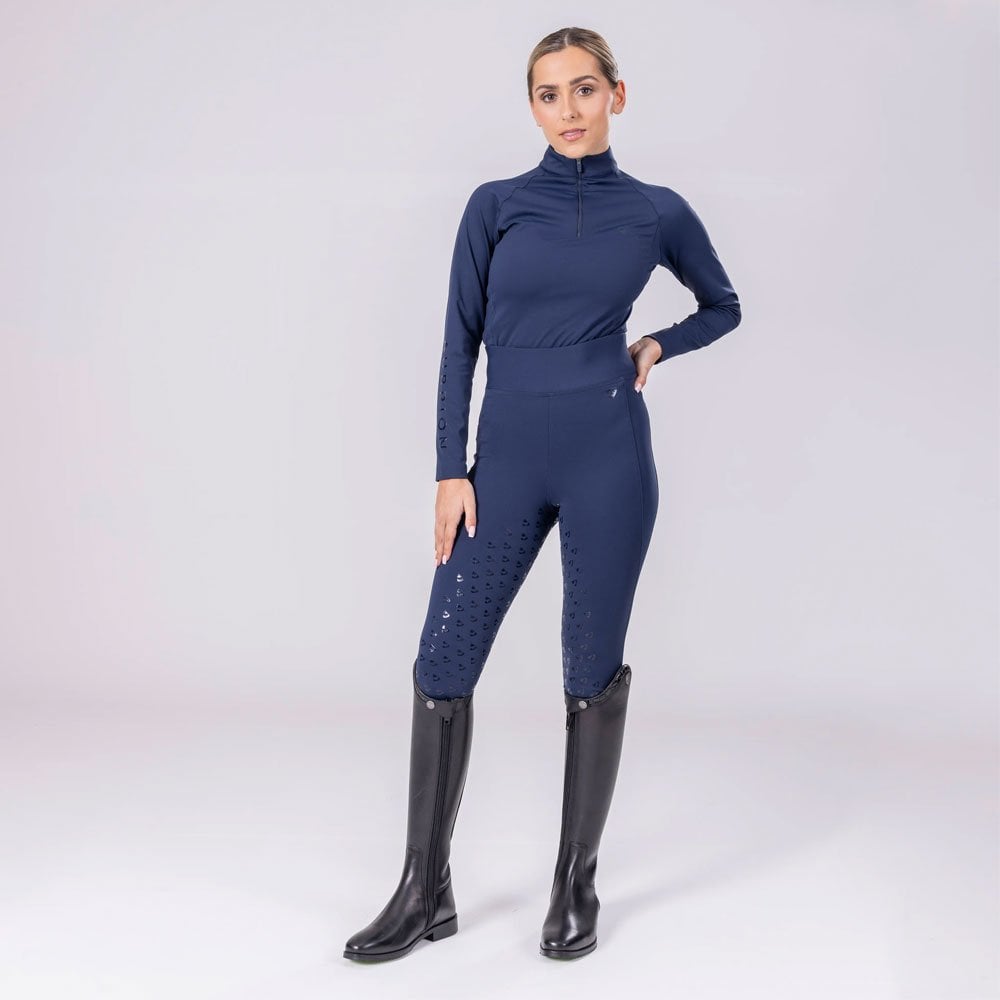 Shires Aubrion Eltar Riding Tights Navy