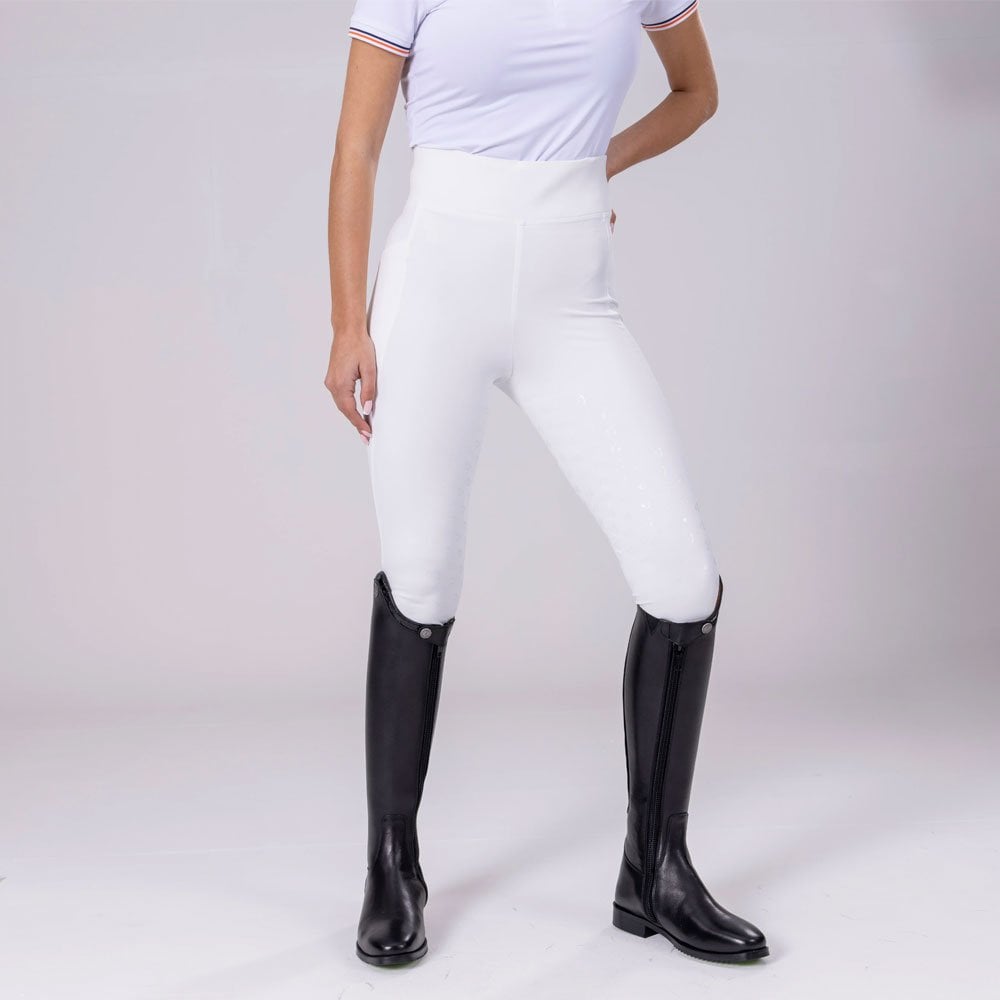 Shires Aubrion Eltar Riding Tights White