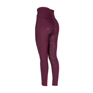 Shires Shires Aubrion Eltar Riding Tights in Black Cherry