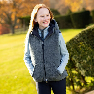 LeMieux LeMieux Eloise Young Rider Reversible Winter Gilet in Navy