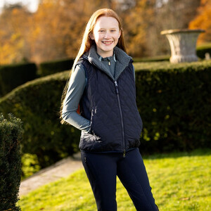 LeMieux LeMieux Eloise Young Rider Reversible Winter Gilet in Navy