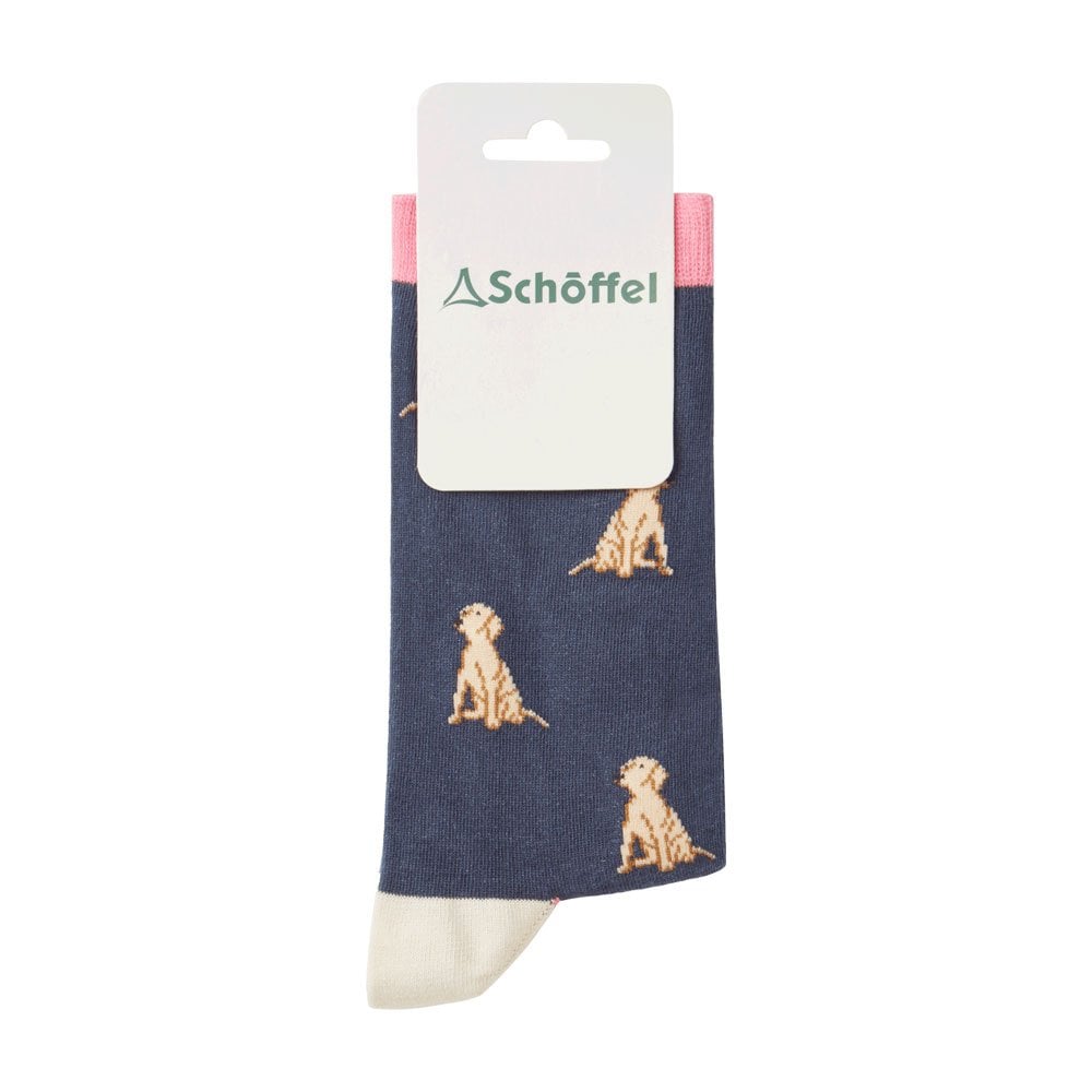 Schoffel Schoffel Ladies Socks in Navy Labrador