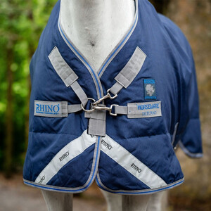 Horseware Horseware Rhino Pony Plus 100g Turnout in Navy/Titanium Grey
