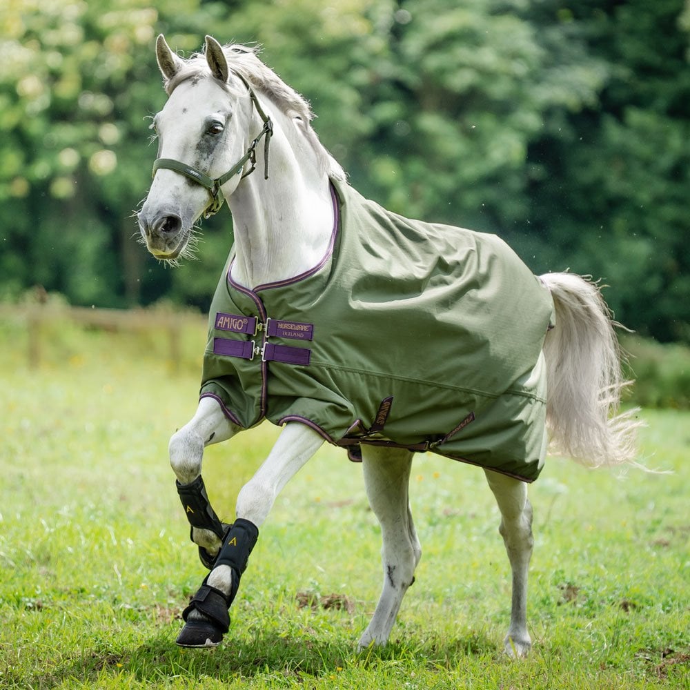 Horseware Amigo Hero Ripstop Lite Turnout Rug Green