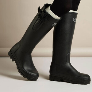 Le Chameau Le Chameau Vierzonord Noir Neoprene Boot in Black