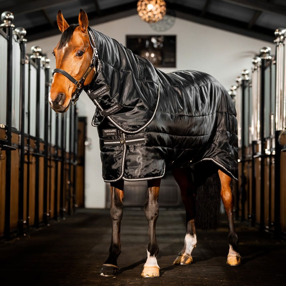 Horseware Horseware Easy-Layer Plus Heavy 400g Stable Rug in Black/Silver