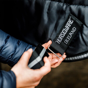 Horseware Horseware Easy-Layer Plus Heavy 400g Stable Rug in Black/Silver