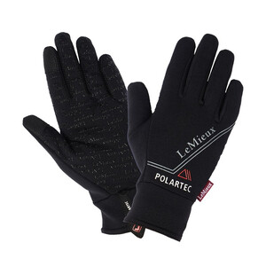 LeMieux LeMieux PolarTec Gloves AW24 in Black