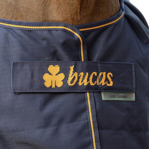 Bucas Bucas Irish 50g Turnout Rug in Navy/Gold