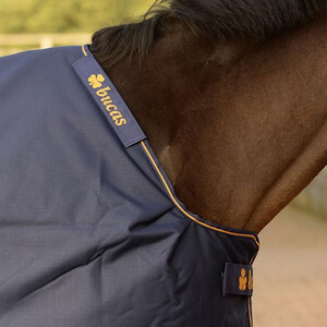Bucas Bucas Irish 50g Turnout Rug in Navy/Gold
