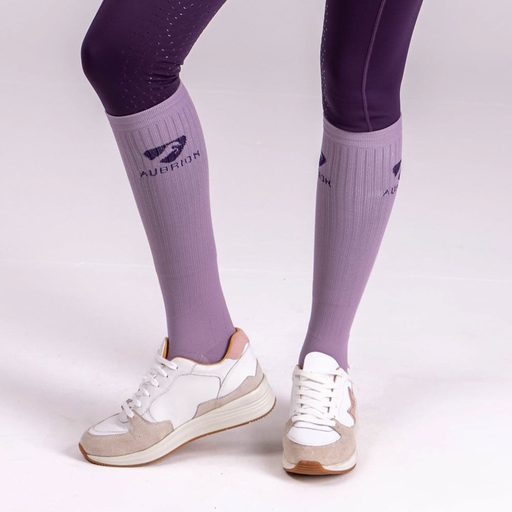 Shires Aubrion Winter Performance Socks Purple