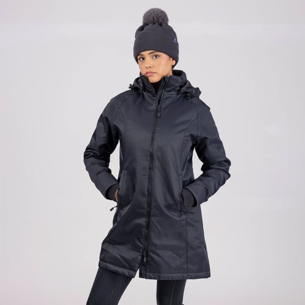 Shires Aubrion Fleece Lined Bobble Hat Grey