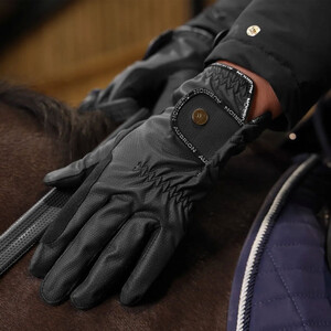 Shires Shires Aubrion Stadium Winter Riding Gloves in Black