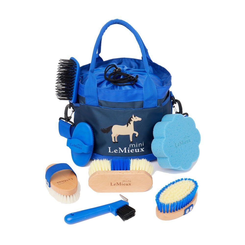 LeMieux LeMieux Mini Grooming Set in Benetton Blue