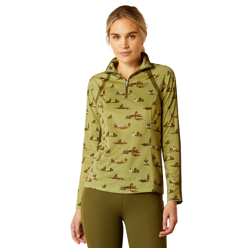 Ariat Ariat Sunstopper 3.0 1/4 Zip Top in Hacking Around