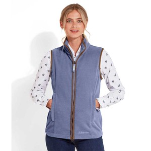 Schoffel Schoffel Lyndon II Fleece Gilet in Stone Blue