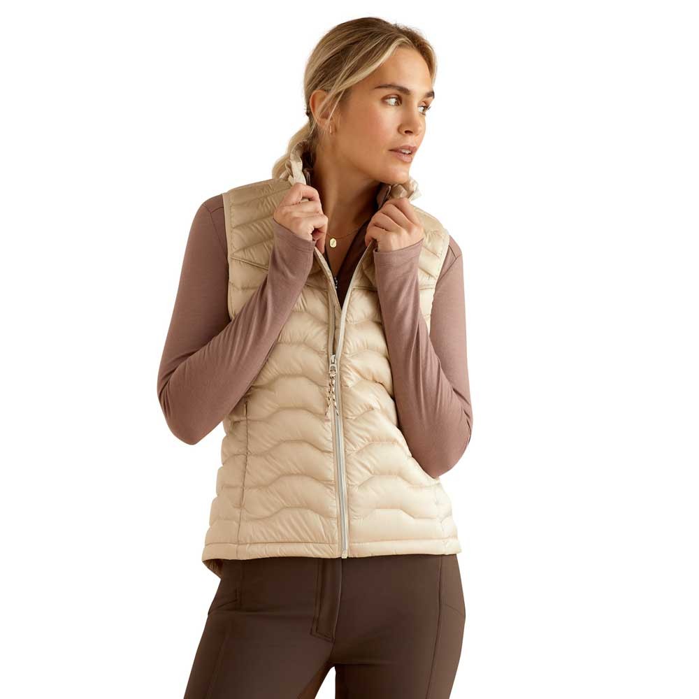 Ariat Ariat Ideal Down Gilet in Iridescent Summer Sand