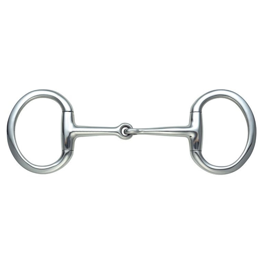 Shires Flat Ring English Eggbutt Bit No Colour