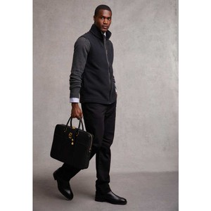 Holland Cooper Holland Cooper Mens Country Fleece Gilet in Black