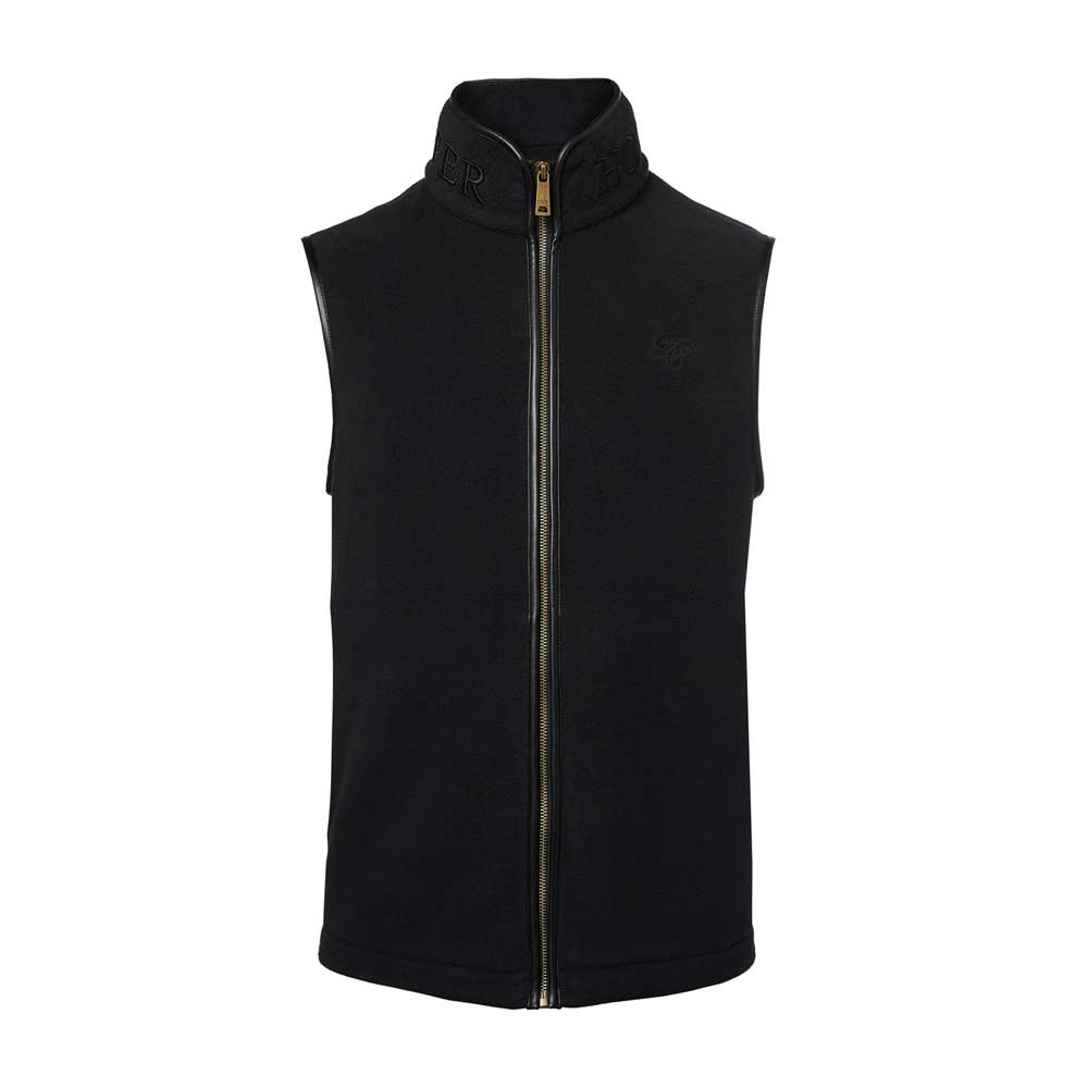 Holland Cooper Holland Cooper Mens Country Fleece Gilet in Black