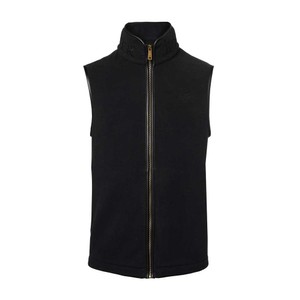 Holland Cooper Holland Cooper Mens Country Fleece Gilet in Black
