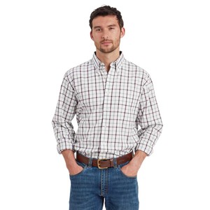 Schoffel Schoffel Brancaster Shirt in Wine Check
