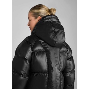 Aztec Diamond Aztec Diamond Heavy Quilted Short Puffer Jacket in Black