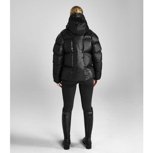 Aztec Diamond Aztec Diamond Heavy Quilted Short Puffer Jacket in Black