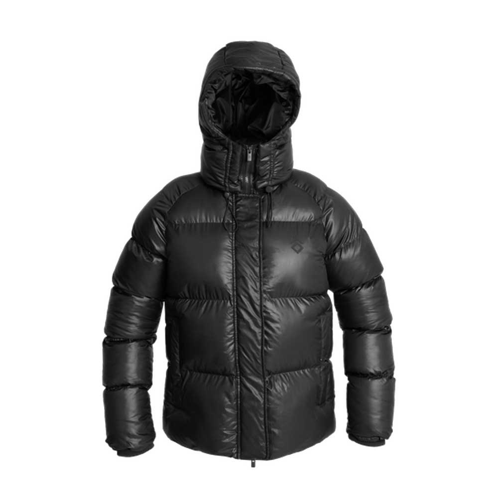Aztec Diamond Aztec Diamond Heavy Quilted Short Puffer Jacket in Black