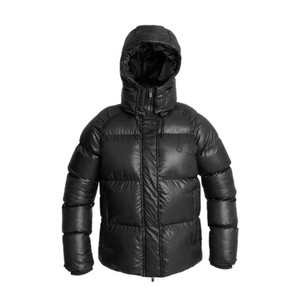 Aztec Diamond Aztec Diamond Heavy Quilted Short Puffer Jacket in Black
