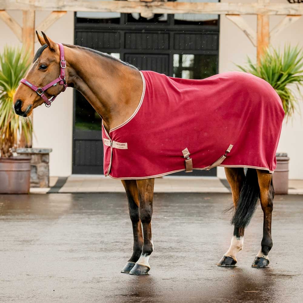 Horseware Horseware Amigo Fleece Cooler Rug in Mulberry/Taupe