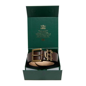 Holland Cooper Holland Cooper Mens Classic Belt in Chocolate