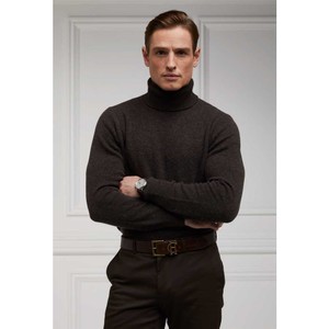 Holland Cooper Holland Cooper Mens Classic Belt in Chocolate
