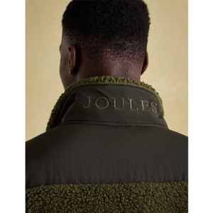 Joules Joules Mens Billy Quarter Zip Fleece in Green