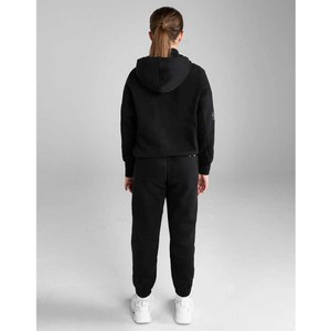 Aztec Diamond Aztec Diamond Young Rider Pull on Hoodie in Black/Pink