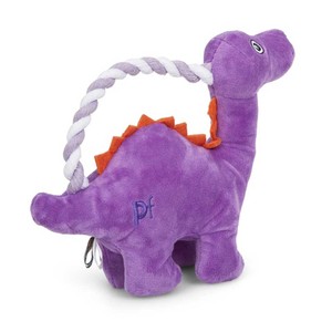 Petface Petface Buddies Rope Handle Dinosaur in Purple