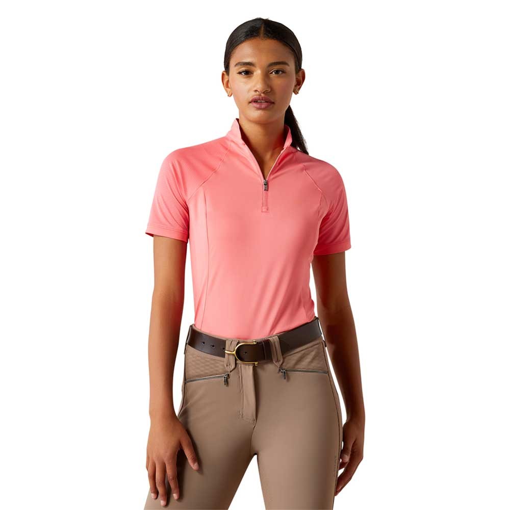Ariat Ariat Soquel 1/4 Zip Baselayer in Coral Paradise