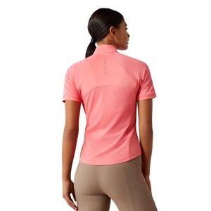 Ariat Ariat Soquel 1/4 Zip Baselayer in Coral Paradise