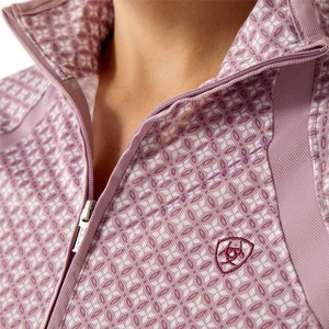 Ariat Ariat Sunstopper 3.0 1/4 Zip Top in Lavender Mist Tile