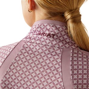 Ariat Ariat Sunstopper 3.0 1/4 Zip Top in Lavender Mist Tile