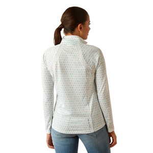 Ariat Ariat Sunstopper 3.0 1/4 Zip Top in Beach Glass Print
