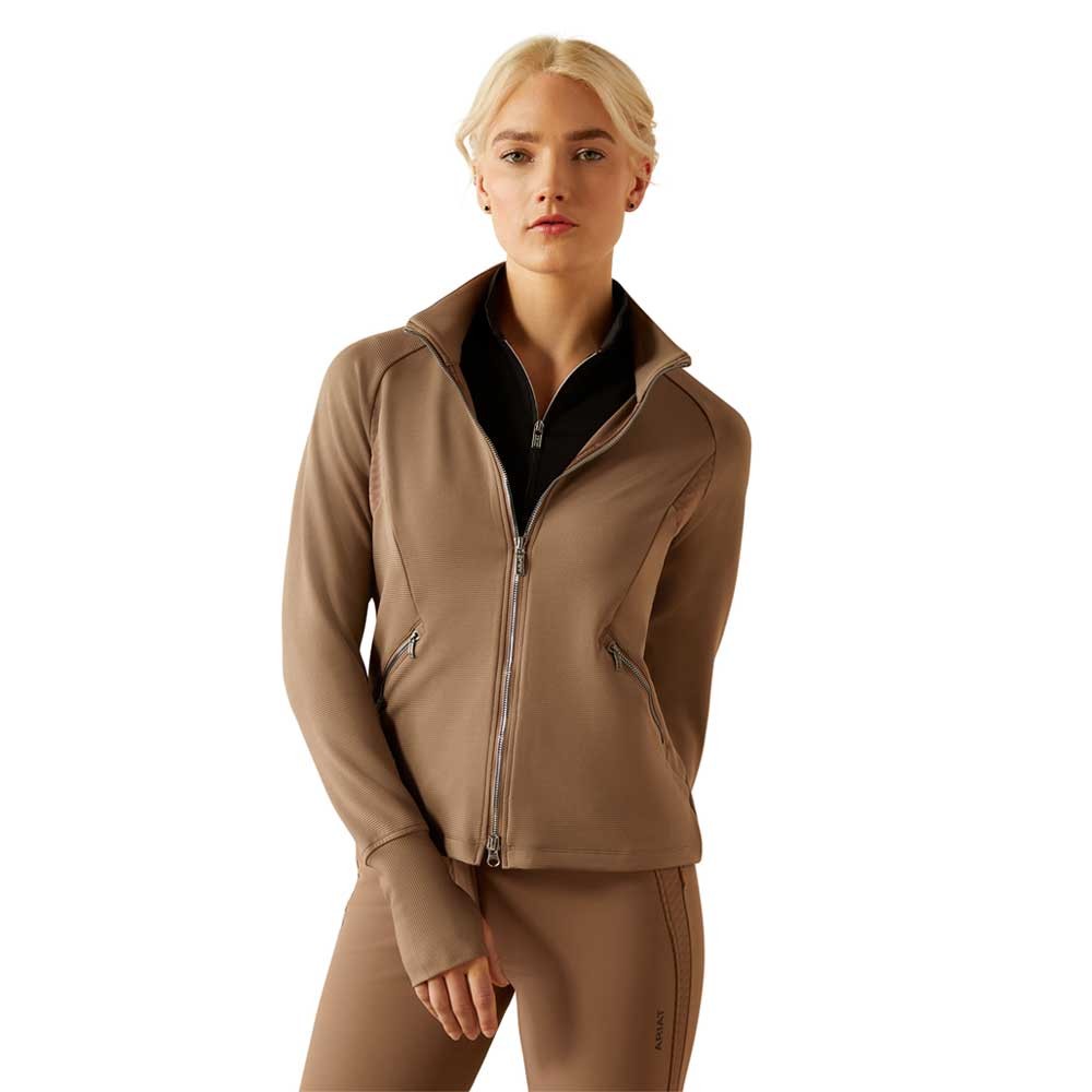 Ariat Bellatrix Full Zip Sweatshirt Beige