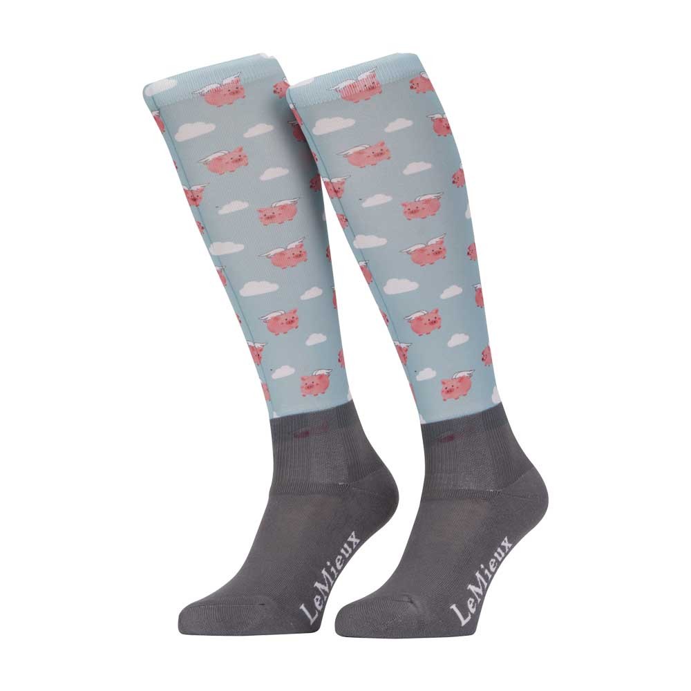 LeMieux LeMieux Footsie Socks in Flying Pig