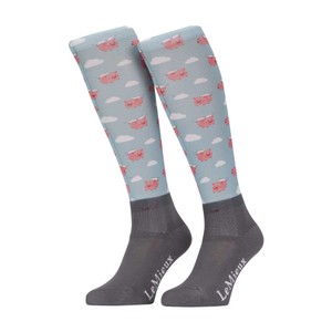 LeMieux LeMieux Footsie Socks in Flying Pig