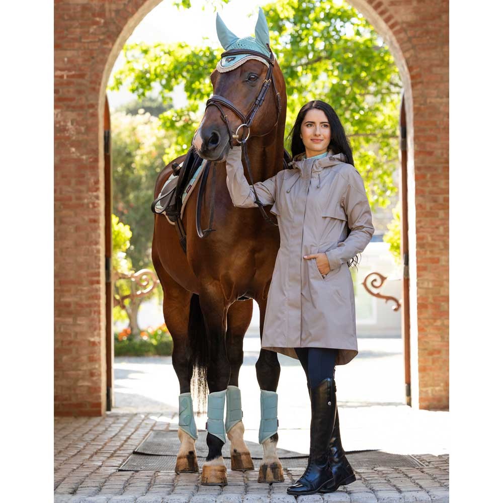 LeMieux Grace Long Rain Jacket Beige