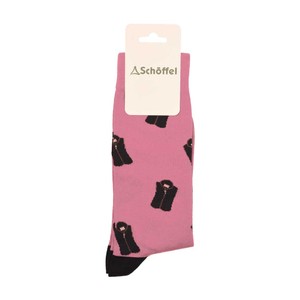 Schoffel Schoffel Ladies Socks in Pink Lyndon